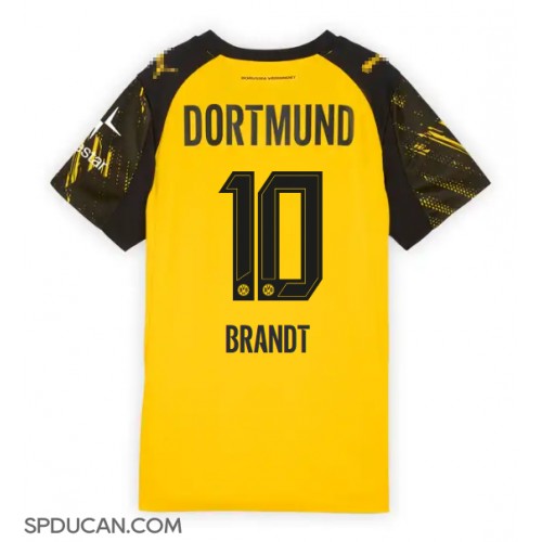 Zenski Nogometni Dres Borussia Dortmund Julian Brandt #10 Domaci 2025-26 Kratak Rukav